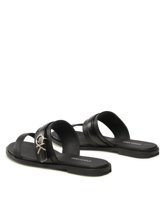 Calvin Klein Calvin Klein Παντόφλες Almond Slide W/Hw HW0HW01482 Μαύρο