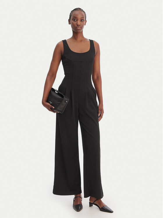 Calvin Klein Calvin Klein Salopetă LV044F021G Negru Regular Fit
