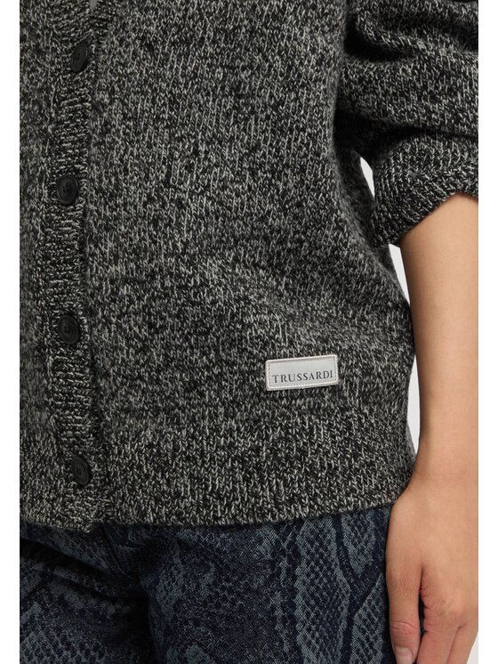 Trussardi Trussardi Kardigan M0136001260N0MB Szary Regular Fit