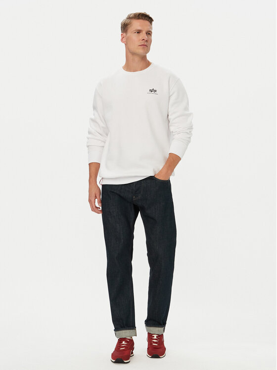 Alpha Industries Alpha Industries Sweatshirt Basic 188307 Weiß Regular Fit