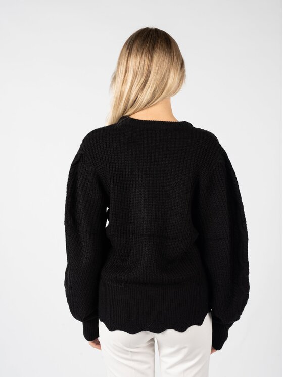Silvian Heach Silvian Heach Πουλόβερ PGA22111 Μαύρο Regular Fit