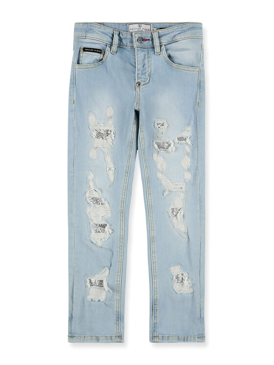 PHILIPP PLEIN PHILIPP PLEIN Jeansy 27561 Błękitny Boyfriend Fit