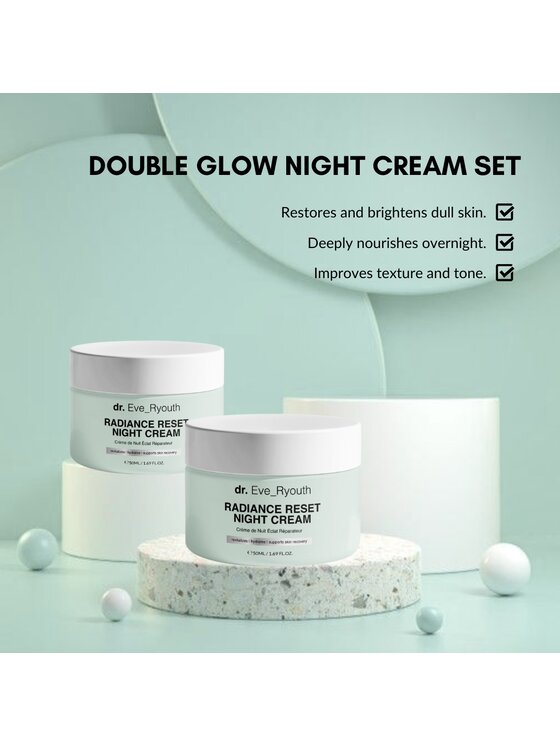dr. Eve Ryouth dr. Eve Ryouth 2× na Noc Radiance 50 ml. Krem na noc