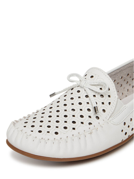 Rieker Rieker Mocassini L6352-80 Bianco