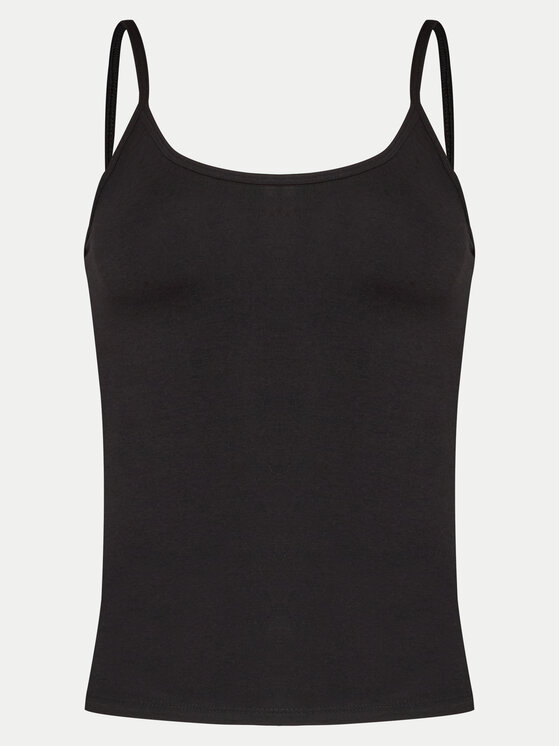 Gina Tricot Gina Tricot Топ 22470 Чорний Slim Fit