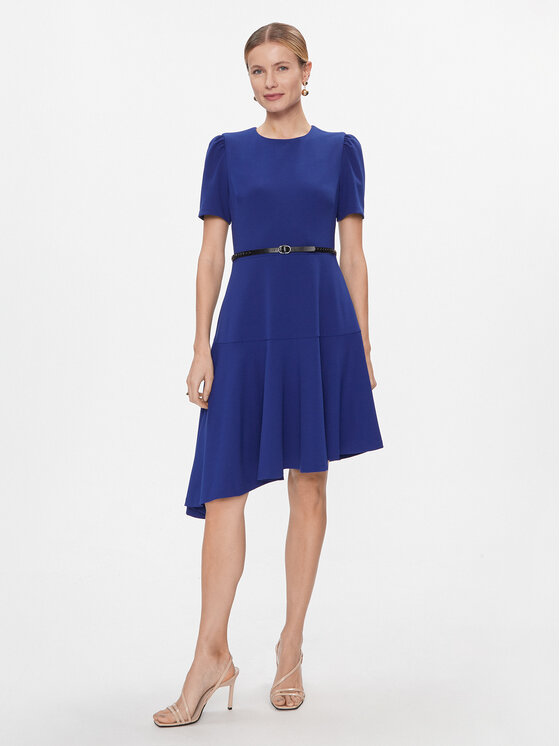 DKNY DKNY Každodenní šaty DD3J1466 Tmavomodrá Regular Fit