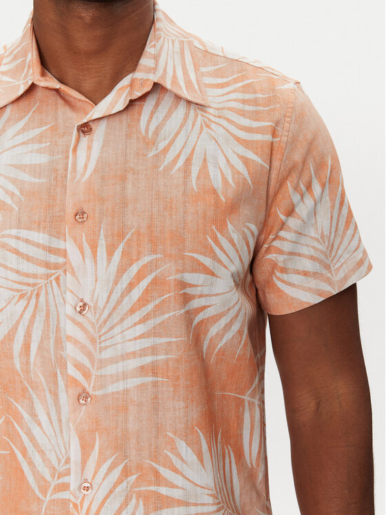 Guess Guess Camicia M5GH68 WH3A0 Arancione Regular Fit