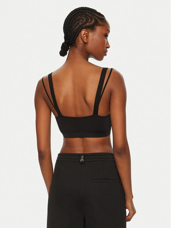 Patrizia Pepe Patrizia Pepe Felső 8K0282/K236-K103 Fekete Regular Fit