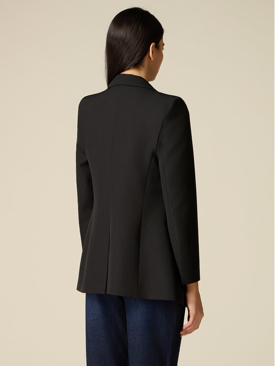 Oltre Oltre Giacca da abito Q810R004608N033 Nero Slim Fit