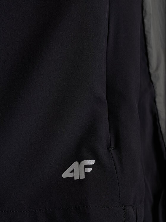 4F 4F Kurtka do biegania CRAFTED BY CULTURE Czarny Regular Fit