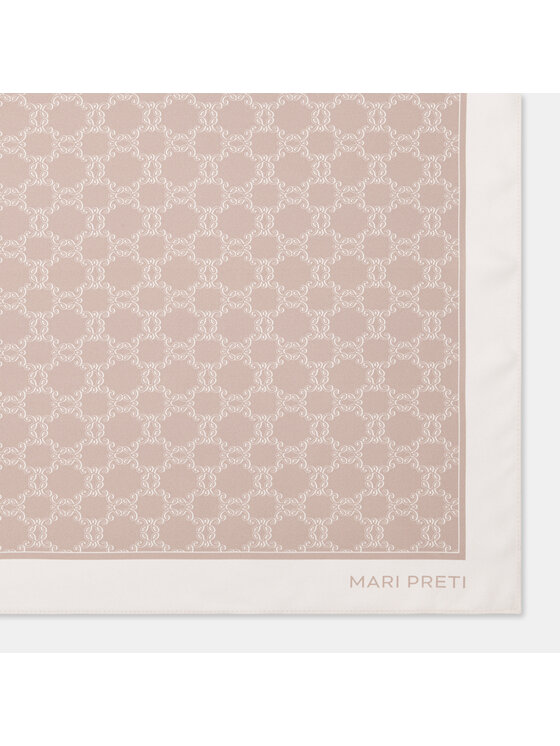 MARI PRETI MARI PRETI Foulard MONOGRAM M Beige