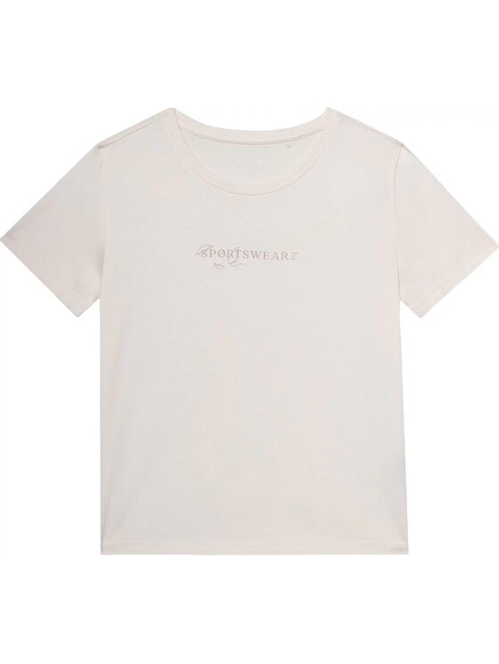 4F 4F T-shirt 4FWSS24TTSHF1354-12S-XS Bianco Regular Fit