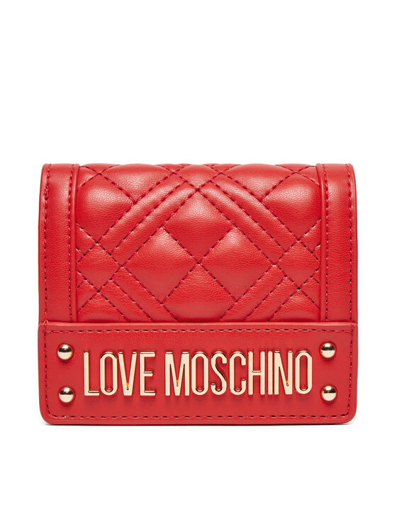 LOVE MOSCHINO Mazs sieviešu maks JC5601PP0LLA0500 Sarkans