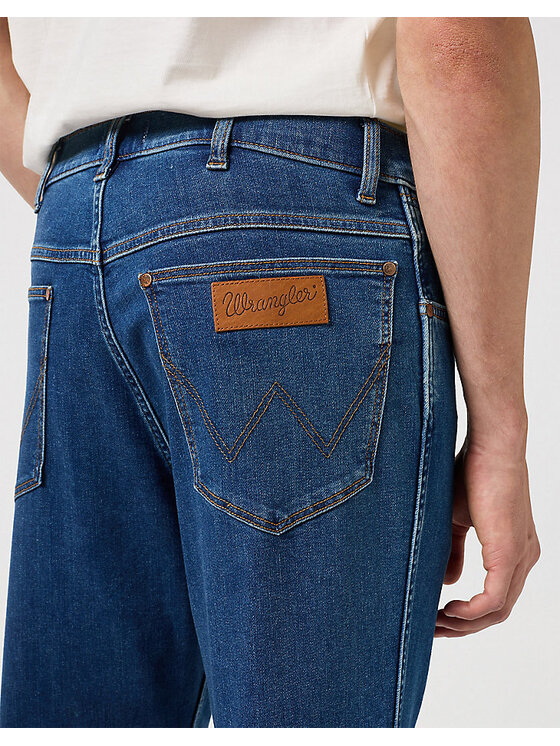 Wrangler Wrangler Jeansy RIVER Niebieski Straight Fit