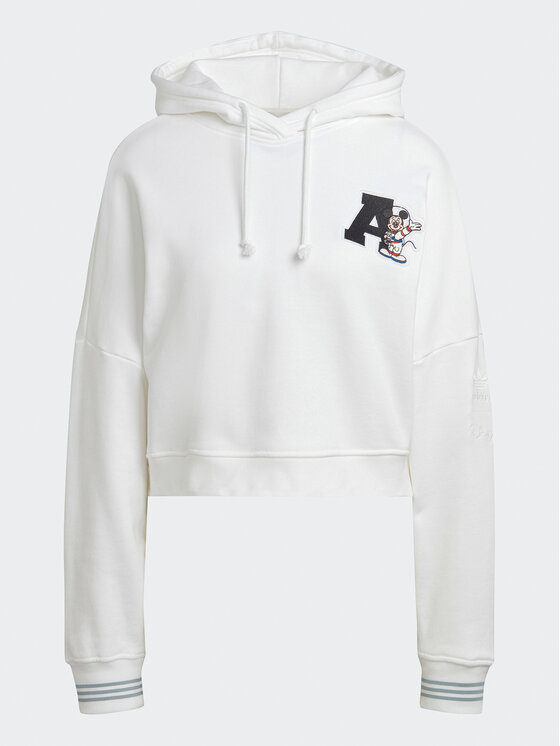 adidas adidas Majica dugih rukava Disney HL9055 Bijela Loose Fit