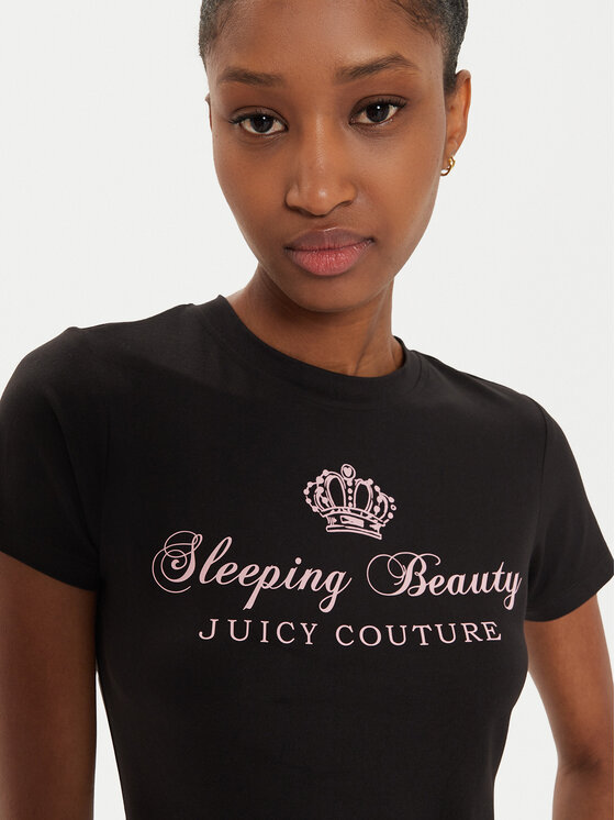 Juicy Couture Juicy Couture Pidžama Binky & Buzz JCLPJ224511 Crna Relaxed Fit