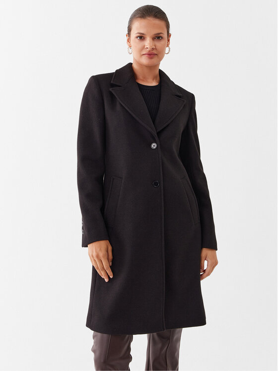 Liu Jo Prechodný kabát MF3104 T4612 Čierna Regular Fit