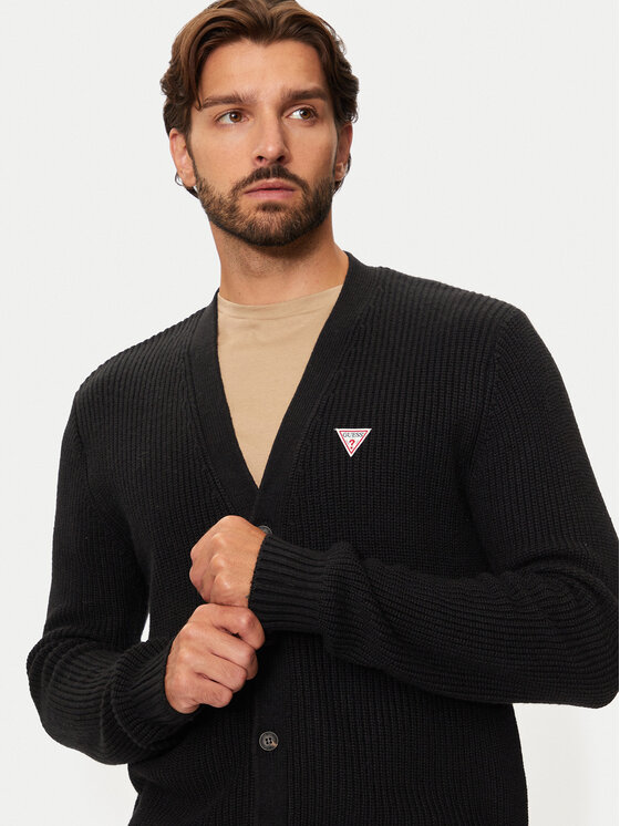 Guess Guess Ζακέτα M4BR36 Z3HN2 Μαύρο Regular Fit