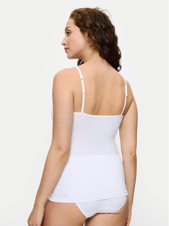 Triumph Triumph Top Sense Of Modal 10224795 Bianco Slim Fit