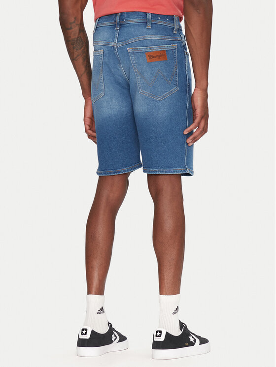 Wrangler Wrangler Szorty jeansowe Texas 112362505 Niebieski Regular Fit