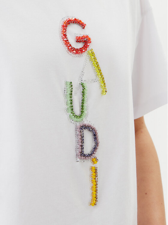 Gaudi Gaudi T-shirt 511BD64027 Bijela Regular Fit