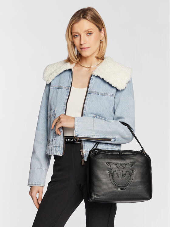 PINKO Pinko Borsetta Cloud Classic Pouch Pure Shape AI 22-23 PLTT 1P22QP Y5V1 Nero