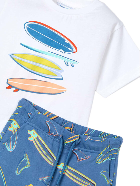 Mayoral Mayoral T-krekla un šortu komplekts 3604 Zils Regular Fit