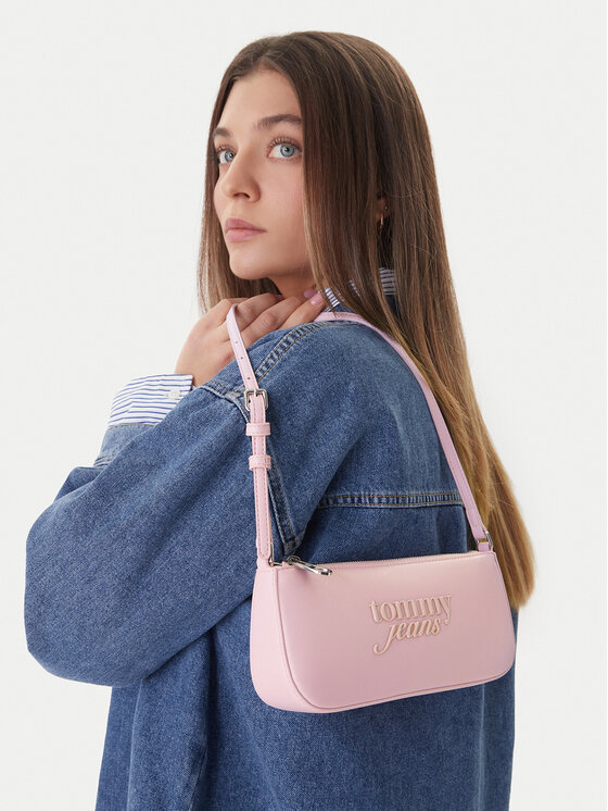 Tommy Jeans Tommy Jeans Дамска чанта Tjw Must Shoulder Bag AW0AW18449 Розов