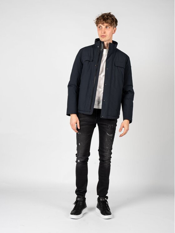 Geox Geox Bunda pro přechodné období M2628L T2953 Tmavomodrá Regular Fit