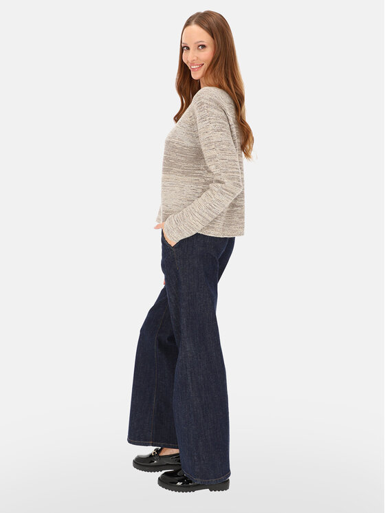 L’AF L’AF Sweter Cario Beżowy Regular Fit