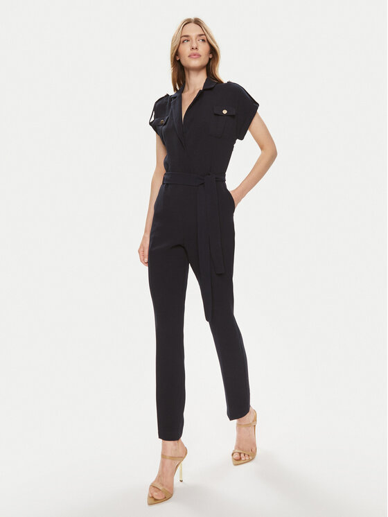 Morgan Morgan Jumpsuit 231-PSAFA Blu scuro Regular Fit