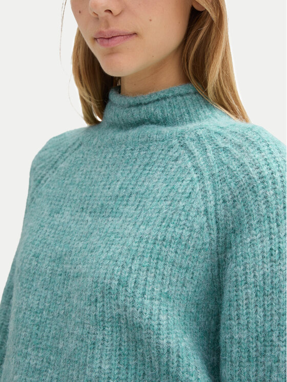 Tom Tailor Denim Tom Tailor Denim Dolcevita 1043959 Verde Relaxed Fit