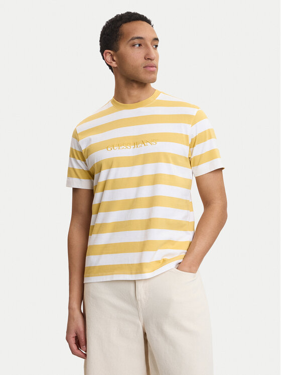 Guess Jeans Guess Jeans T-shirt M4YI84 K9XF1 Giallo Regular Fit