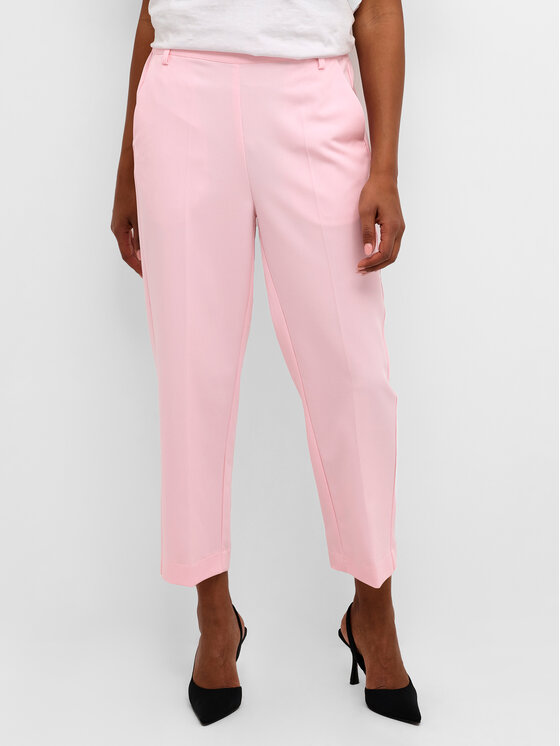 Kaffe Kaffe Spodnie materiałowe Sakura 10506127 Różowy Relaxed Fit