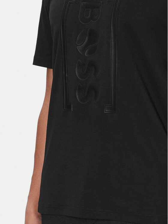 BOSS BOSS Tricou Iconic TL 50543905 Negru Relaxed Fit