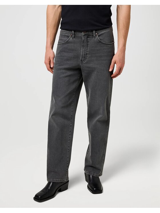 Wrangler Wrangler Jeansy Loose Straight Szary Loose Fit