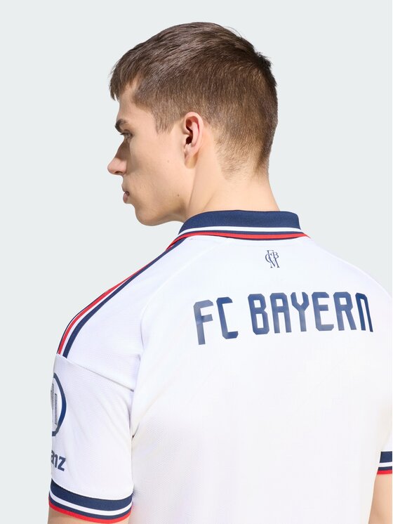 adidas adidas Koszulka techniczna 171353 Biały Slim Fit