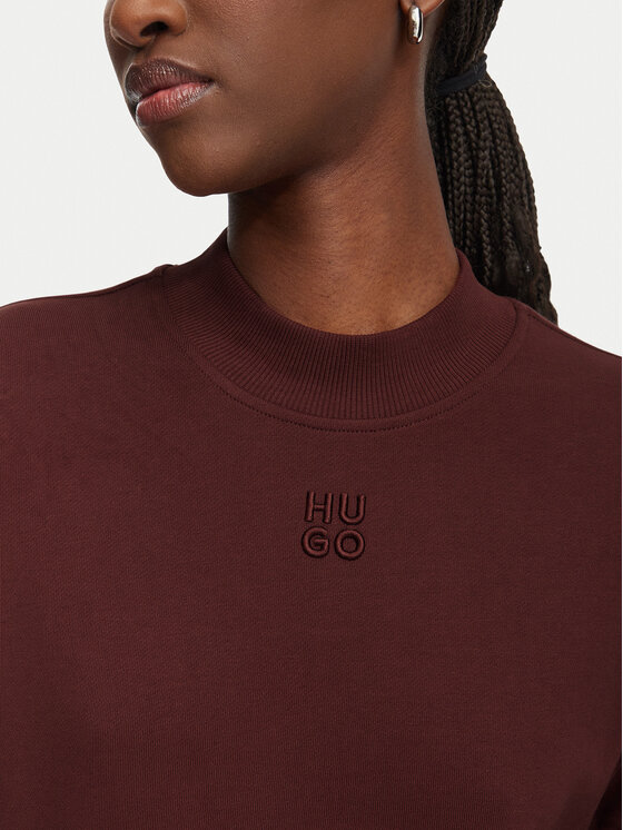 HUGO HUGO Pluus Daxandria 50527463 Pruun Regular Fit