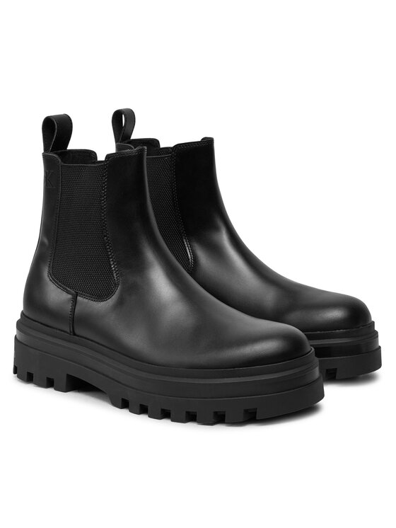 Calvin Klein Jeans Calvin Klein Jeans Klassische Stiefeletten Lugged YM0YM01069 Schwarz
