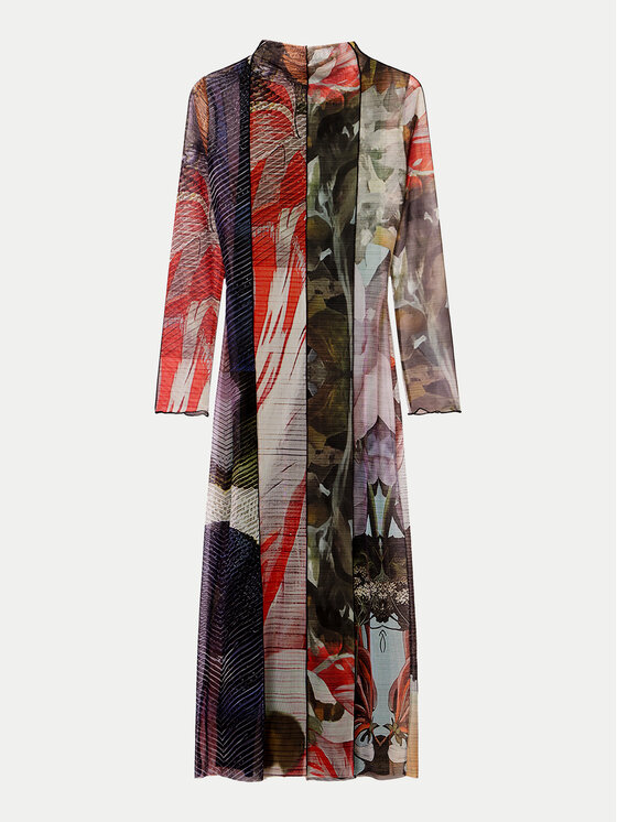 Desigual Desigual Haljina za svaki dan Carson 24WWVK59 Šarena Slim Fit