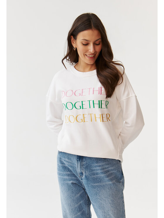 TATUUM TATUUM Bluza GINGER Kremowy Oversize