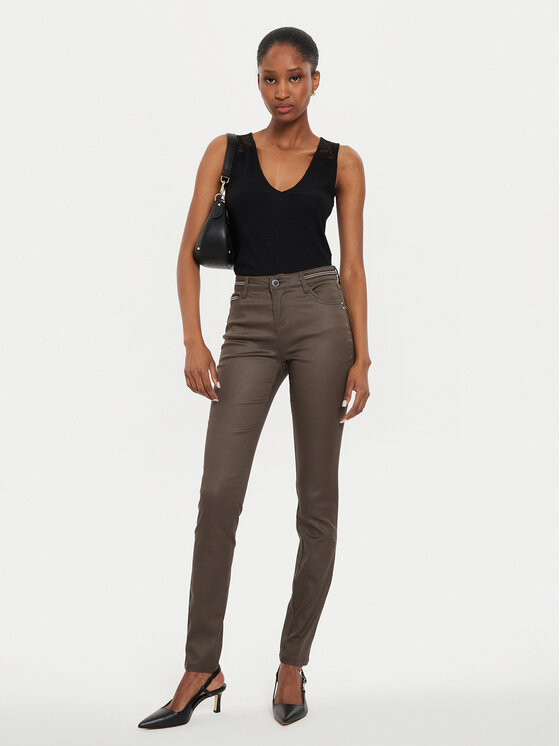 Morgan Morgan Top 242-DIOU Czarny Slim Fit