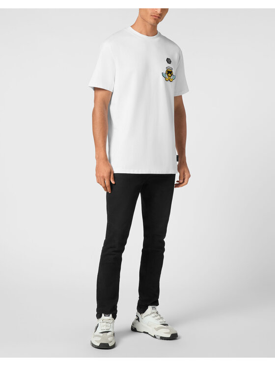 PHILIPP PLEIN PHILIPP PLEIN Tričko 21655 Biela Regular Fit