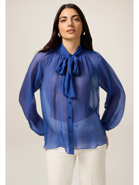 Oltre Oltre Camicia 5016J000836N024 Blu Regular Fit