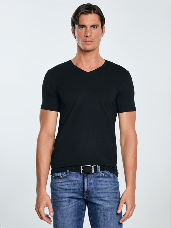 BIG STAR BIG STAR Koszula SUPICLASSICOV Czarny Slim Fit
