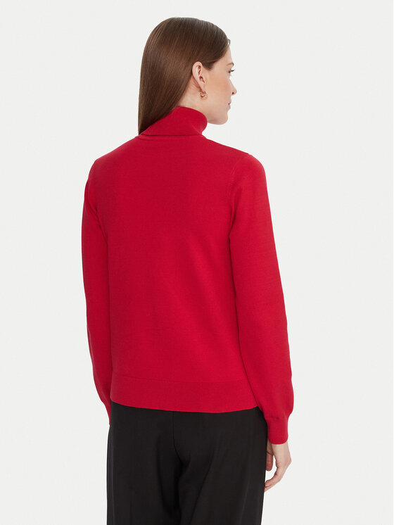 Liu Jo Sport Liu Jo Sport Rollkragenpullover TF5219 MS63L Rot Regular Fit