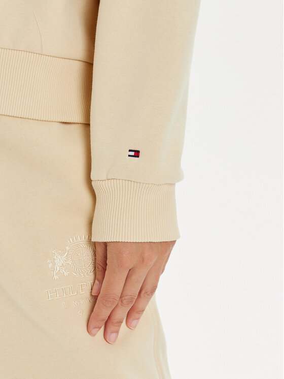 Tommy Hilfiger Tommy Hilfiger Μπλούζα Varsity WW0WW43495 Μπεζ Relaxed Fit