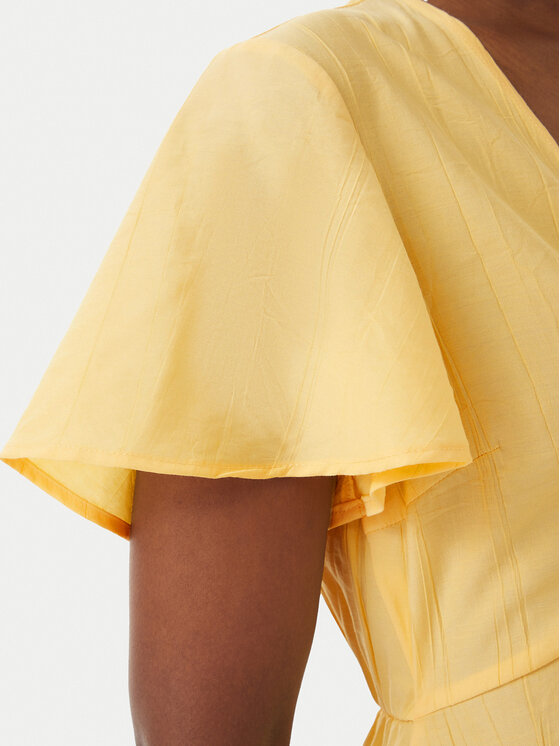 Vero Moda Vero Moda Kleid für den Alltag Vira 10340739 Gelb Regular Fit