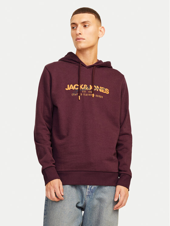 Jack&Jones Mikina Alvis 12256848 Fialová Standard Fit