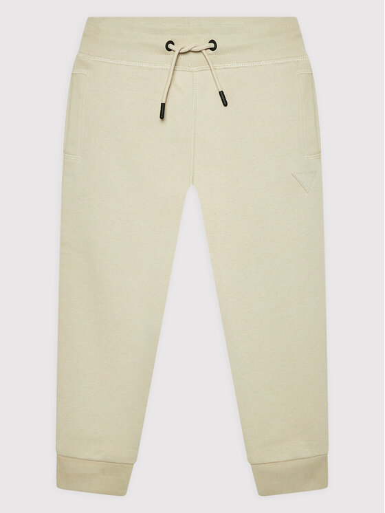 Guess Teplákové nohavice L2YQ46 KAIJ1 Béžová Regular Fit